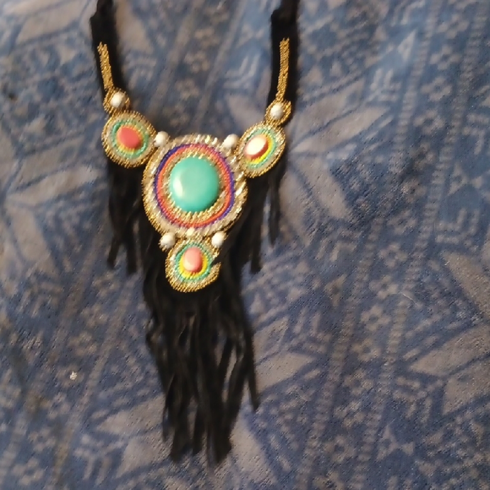 Bohemian Multicolor Beaded Necklace